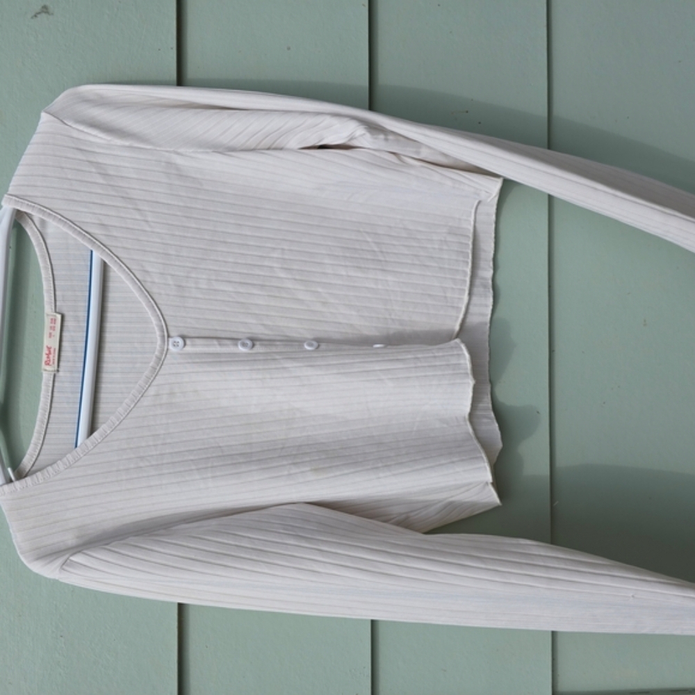 ROMWE White Ribbed Crop Top